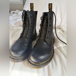 Gently used zipper Dr martens